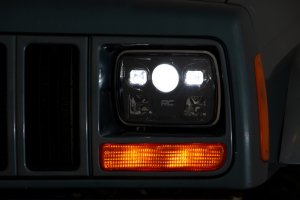 Jeep Cherokee LED Headlights - Front - Rough Country - 5